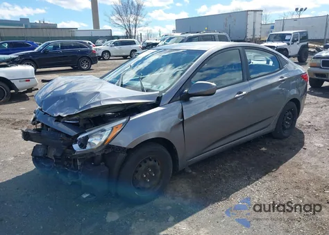 2015 Hyundai Accent Gls из США, поврежденный, VIN KMHCT4AE9FU896964